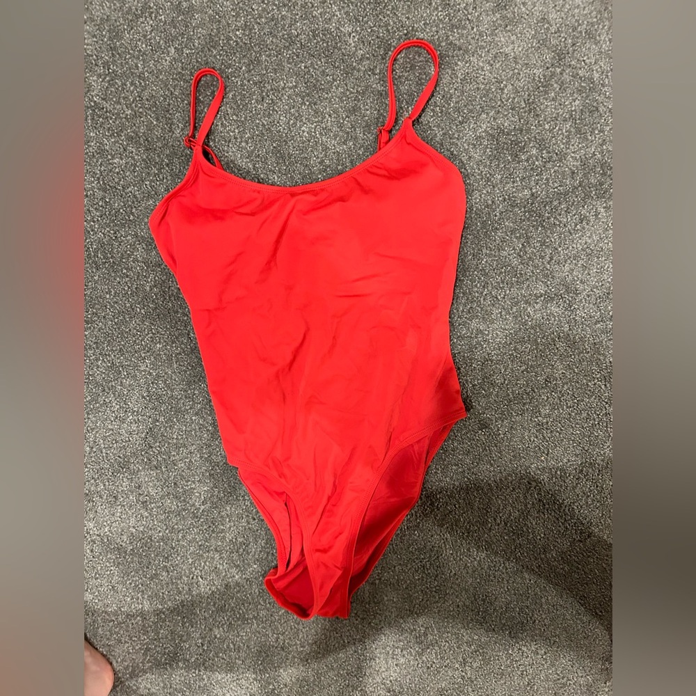 Andie Cherry Red Amalfi One Piece